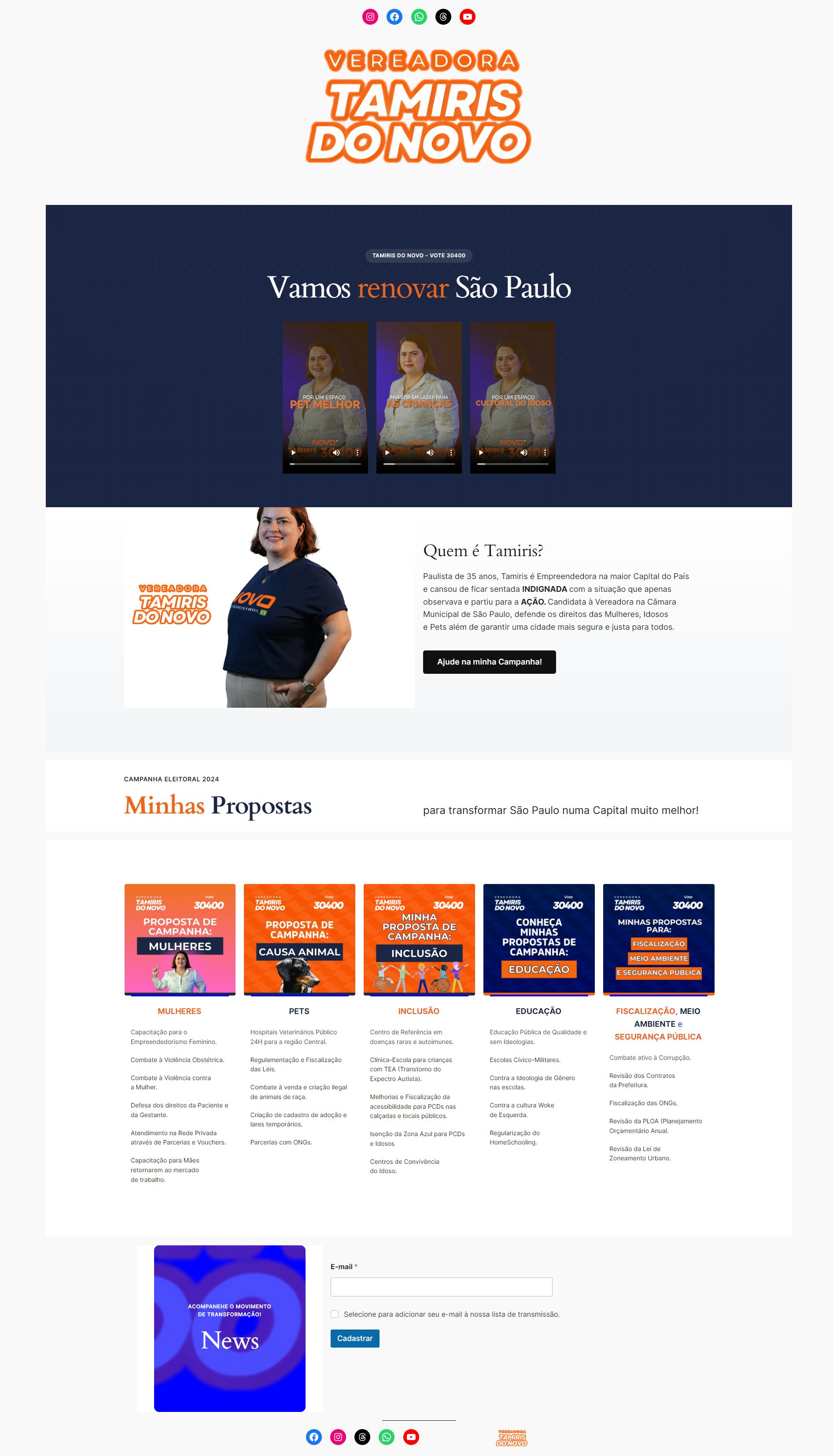 Campanha Eleitoral 2024